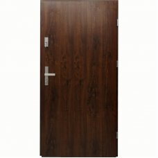 Metalinės lauko durys Auriga Slim Premium aklinos su medine stakta, dešininės - 1000 mm