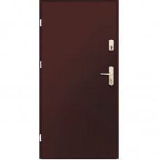 Metalinės lauko durys LAK aklinos rudos, kairinės - 870 mm
